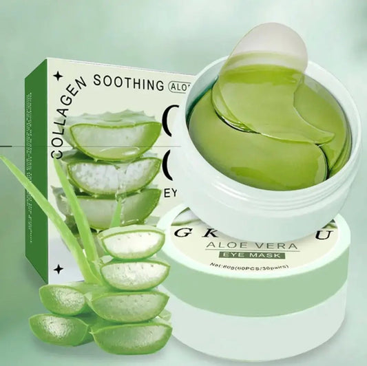 Aloe Vera & Collagen Eye Patches – 60pcs Hydrating & Firming Under-Eye Masks for Dark Circles My Store