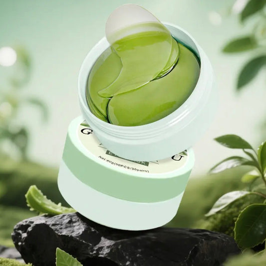 Aloe Vera & Collagen Eye Patches – 60pcs Hydrating & Firming Under-Eye Masks for Dark Circles