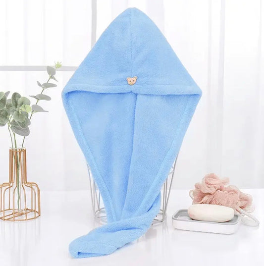 Quick-Dry Microfiber Hair Towel – Soft, Absorbent & Lightweight, 25×65cm