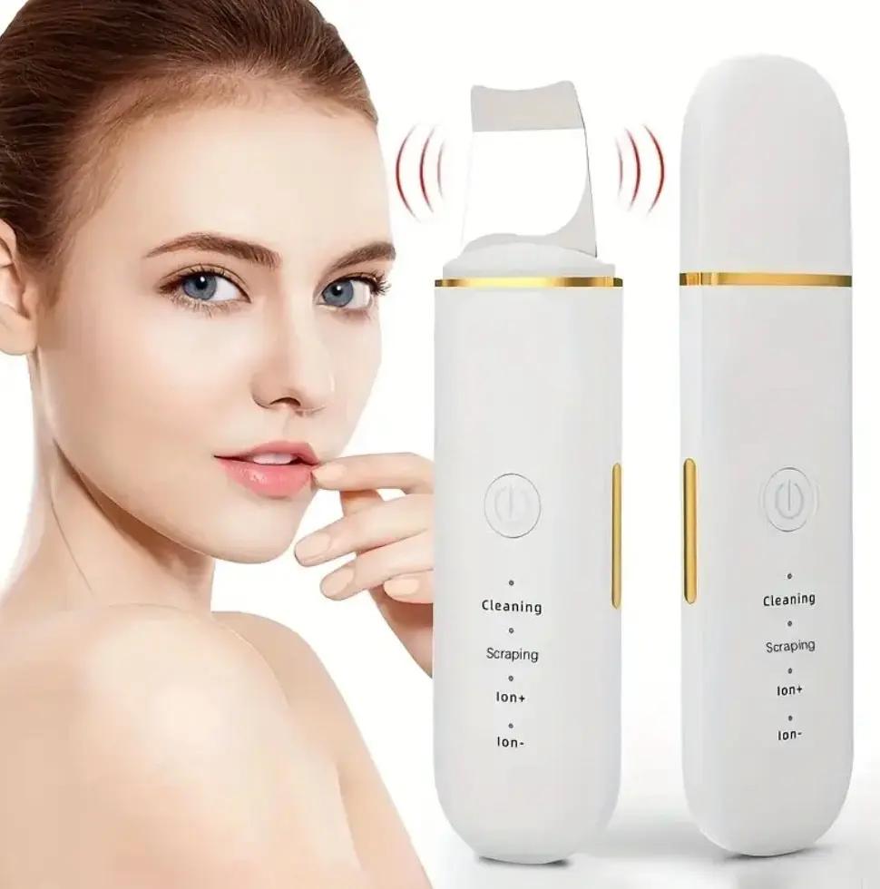 4-in-1 Ionic Facial Cleansing Device | Deep Pore Cleanser, Blackhead Remover & Skin Rejuvenator - Amorae Beauty