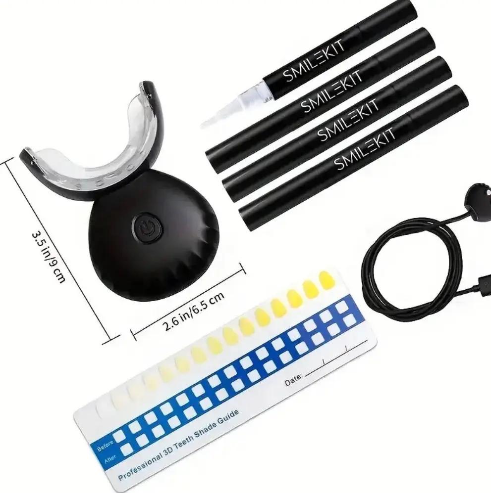 Rechargeable LED Teeth Whitening Kit Amorae Beauty