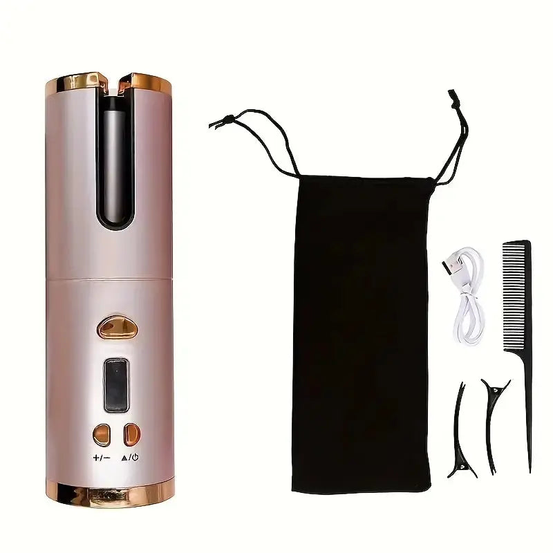 Amorae Beauty Cordless Automatic Hair Curler – Rapid Heating Amorae Beauty