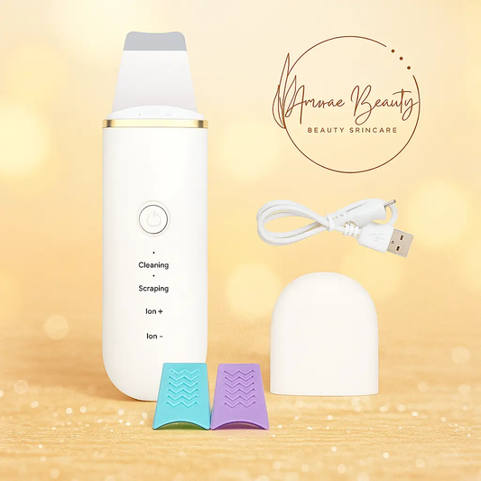 4-in-1 Ionic Facial Cleansing Device | Deep Pore Cleanser, Blackhead Remover & Skin Rejuvenator - Amorae Beauty