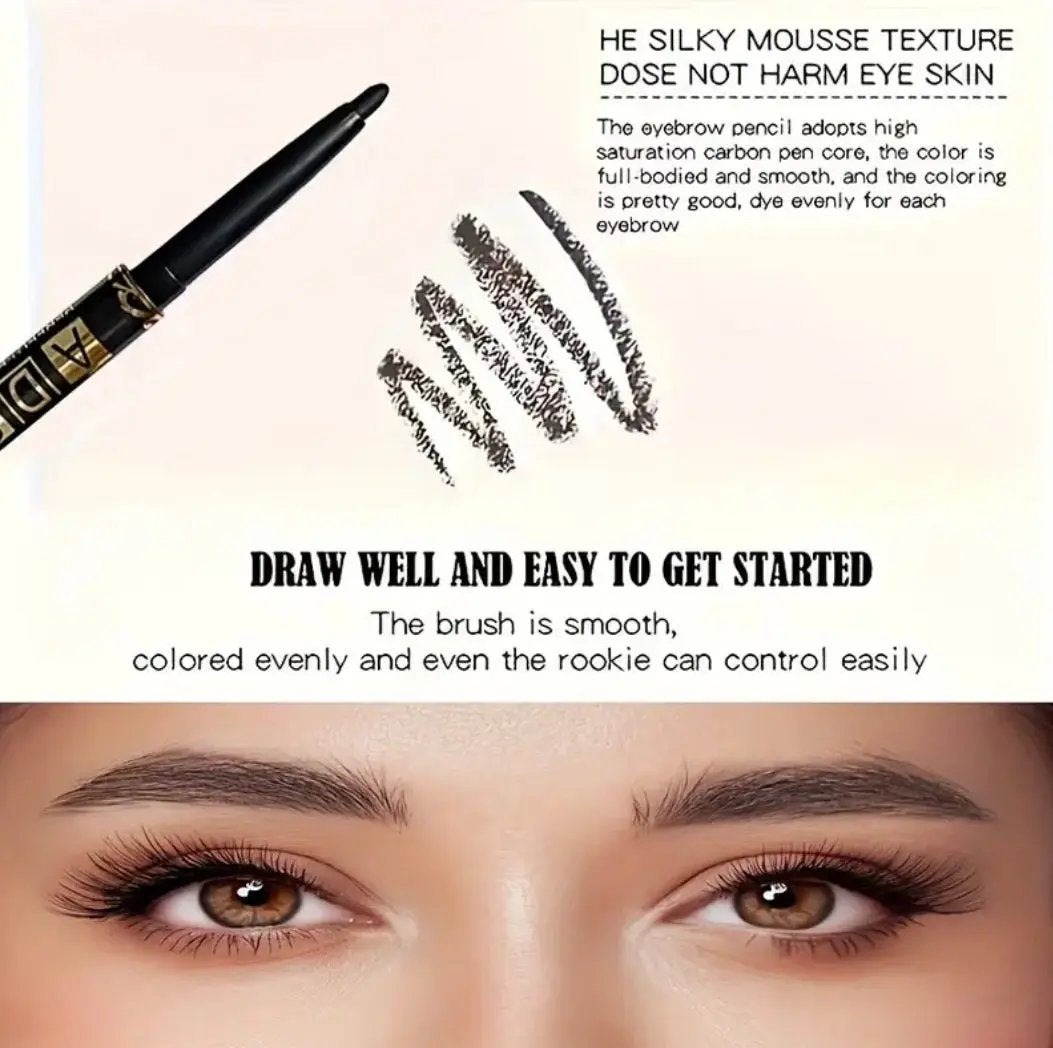 2pcs Waterproof Black Eyeliner – Long-Lasting & Smudge-Proof Amorae Beauty