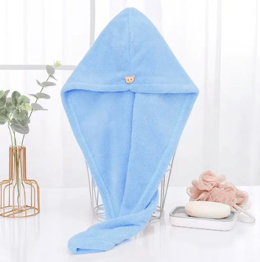Quick-Dry Microfiber Hair Towel – Soft, Absorbent & Lightweight, 25×65cm