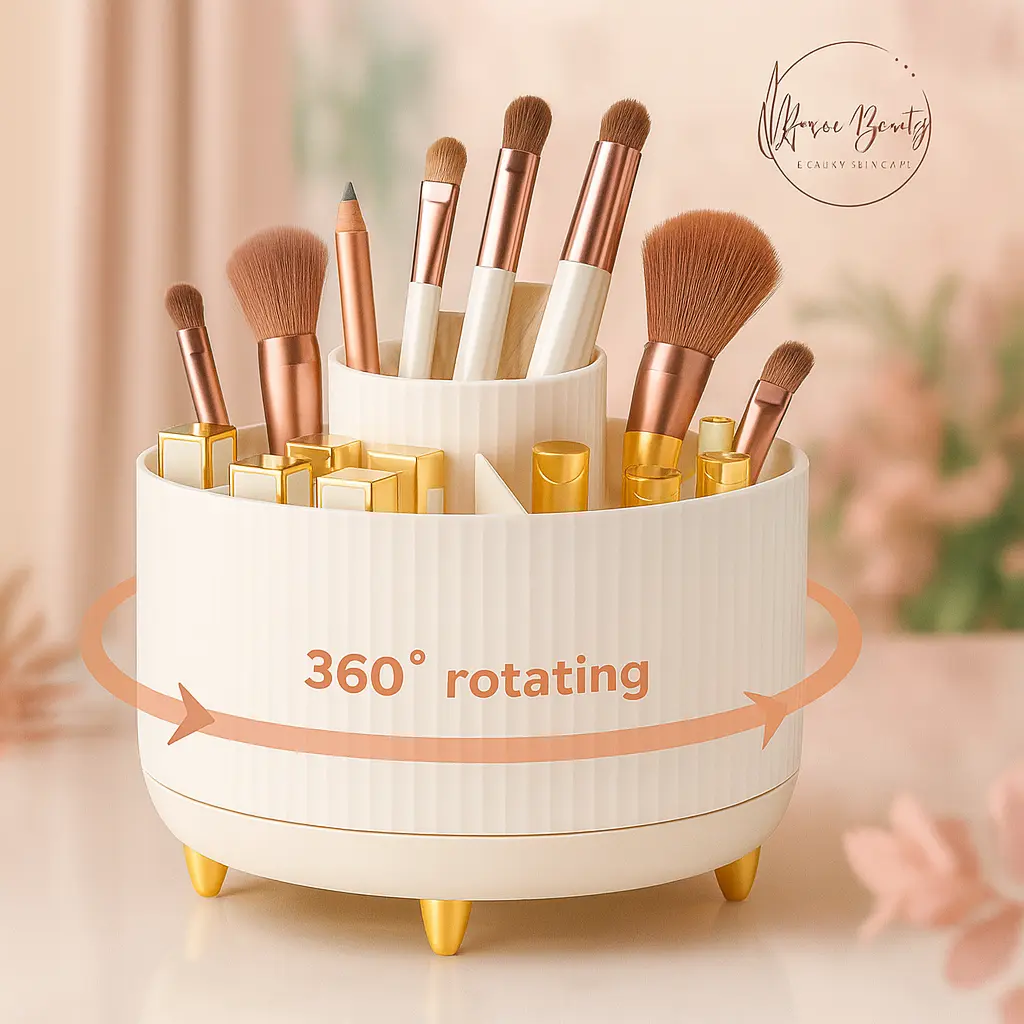 ABERZEY 360° Rotating Makeup Organizer My Store