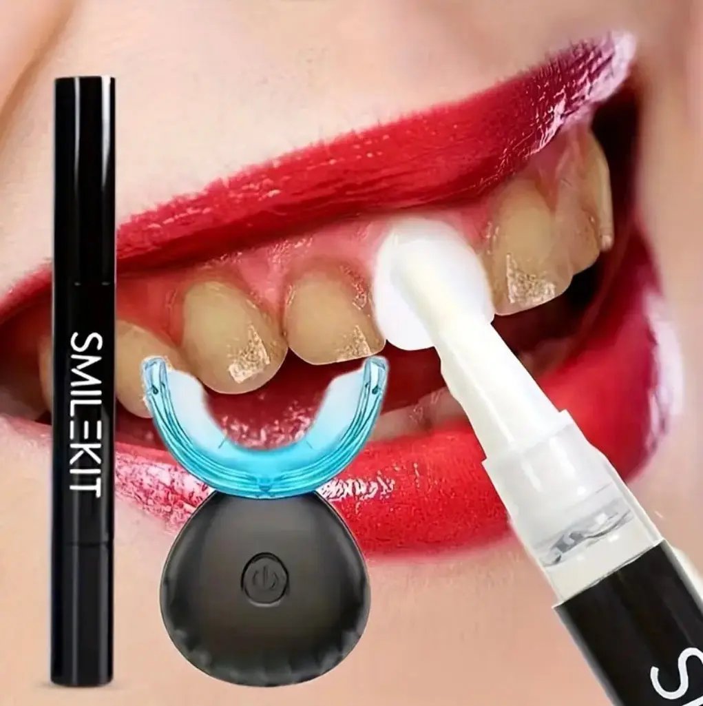 Rechargeable LED Teeth Whitening Kit Amorae Beauty