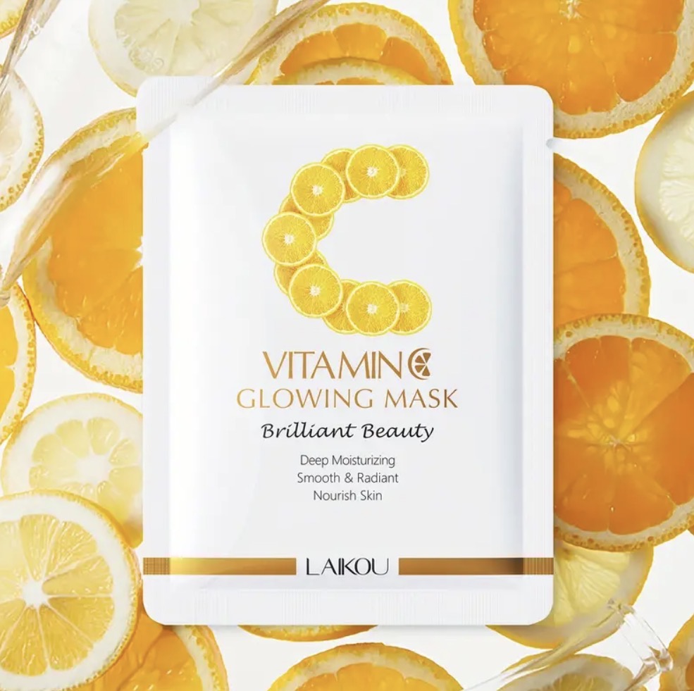 Nourishing sheet masks infused with Vitamin C